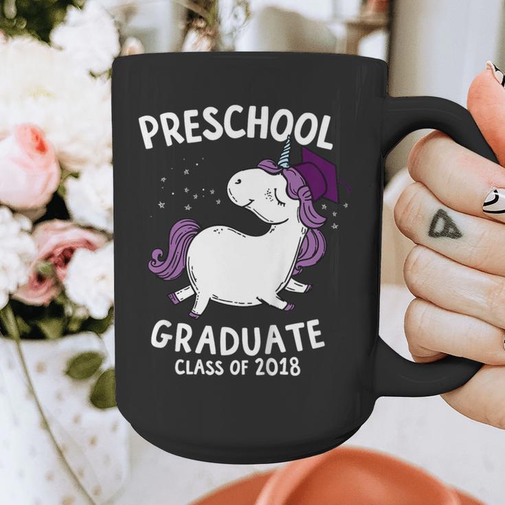 Kids Class Of 2018 Unicorn Preschool Graduation For Girls Graphic Print Coffee Mug