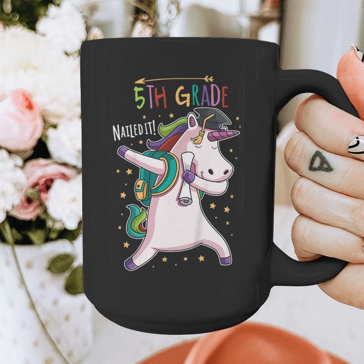 Kids Dabbing Unicorn Graduation 5th Grade Class Of 2019 Graphic Print Coffee Mug