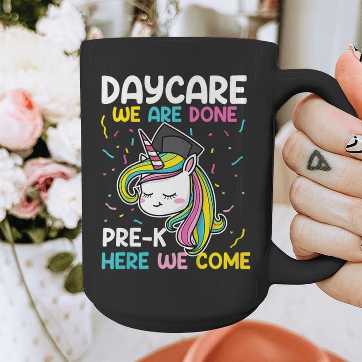 Kids Daycare Graduation Unicorn Last Day Of School Kids Graphic Print Coffee Mug