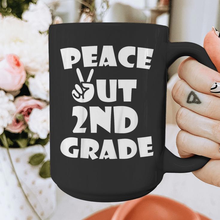 Kids Peace Out 2ND Grade For Graduation Graphic Print Coffee Mug