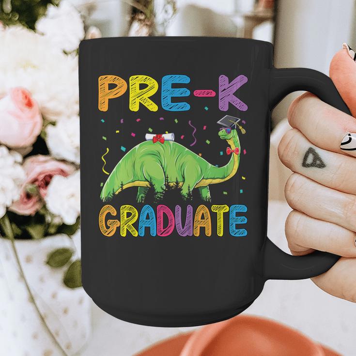 Kids Pre-K Graduate Brontosaurus Dino Pre Kindergarten Graduation Graphic Print Coffee Mug