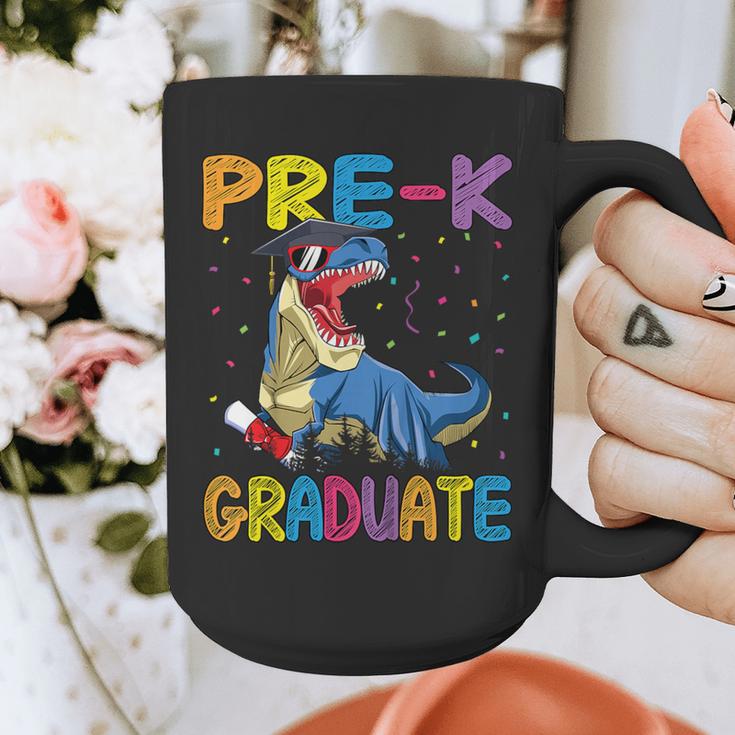 Kids Pre-K Graduate Dinosaur T-Rex Pre Kindergarten Graduation Graphic Print Coffee Mug