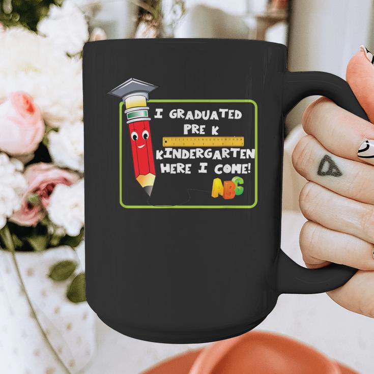 Kids Pre-K Graduation Kindergarten Here I Come Graphic Print Coffee Mug