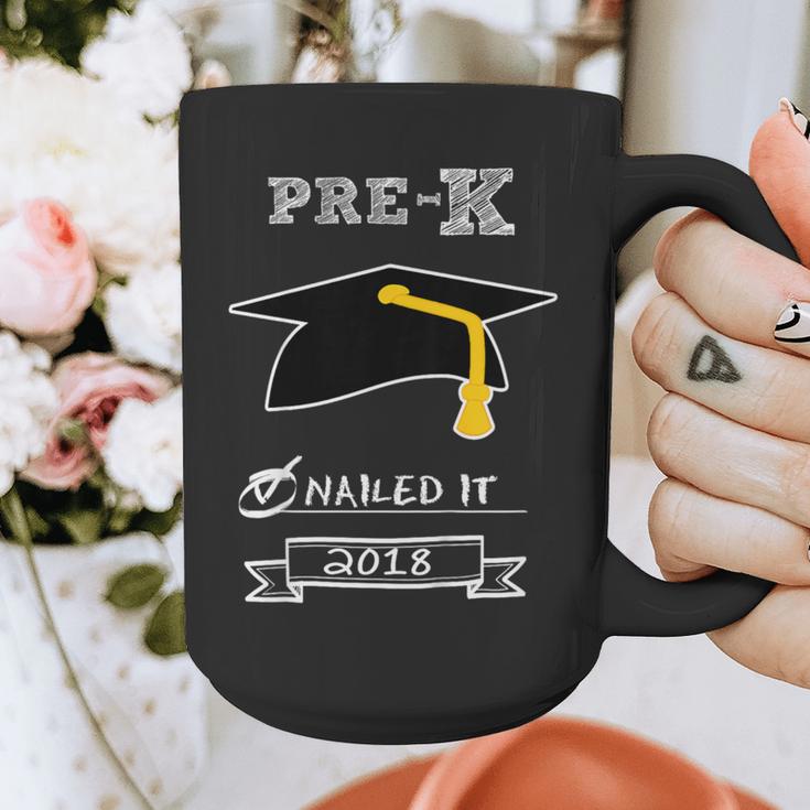 Kids Pre-K School Graduation Nailed It 2018 TShirt Boy Girl Graphic Print Coffee Mug