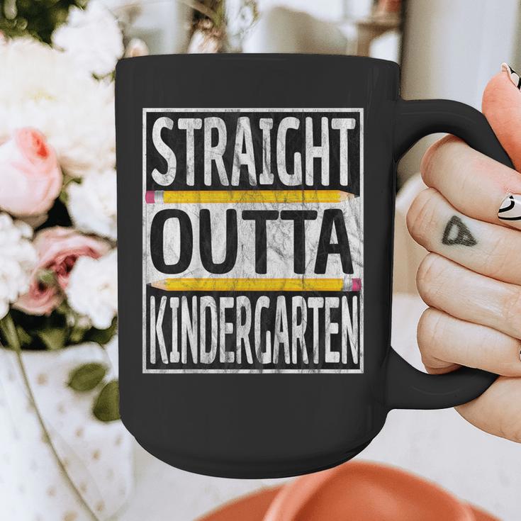 Kids Straight Outta Kindergarten Graduation Graphic Print Coffee Mug