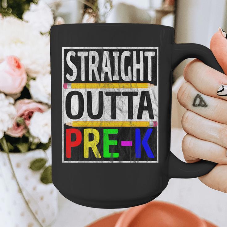 Kids Straight Outta Pre-K Graduation Graphic Print Coffee Mug