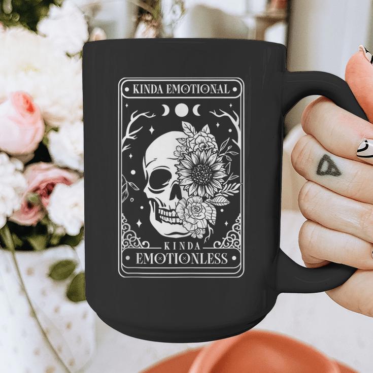 Kinda Emotional Kinda Emotionless Tarot Card Introvert Graphic Print Coffee Mug