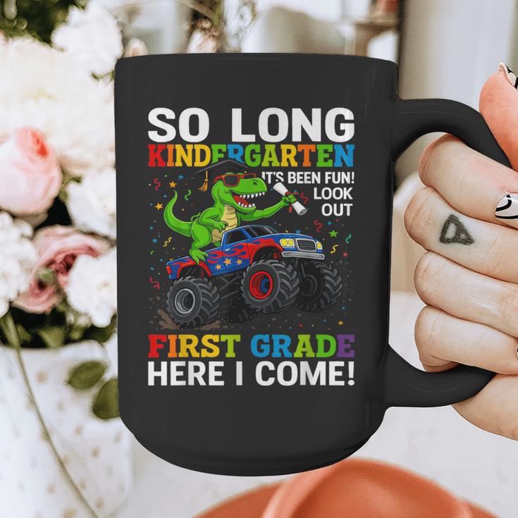 Kindergarten Graduate 2025 Kindergarten Graduation Dino Trex Graphic Print Coffee Mug