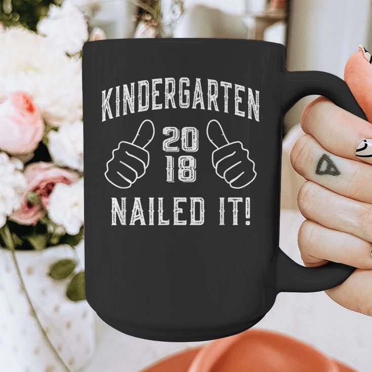 Kindergarten Graduation Shirt Nailed It 2018 Him Her Graphic Print Coffee Mug