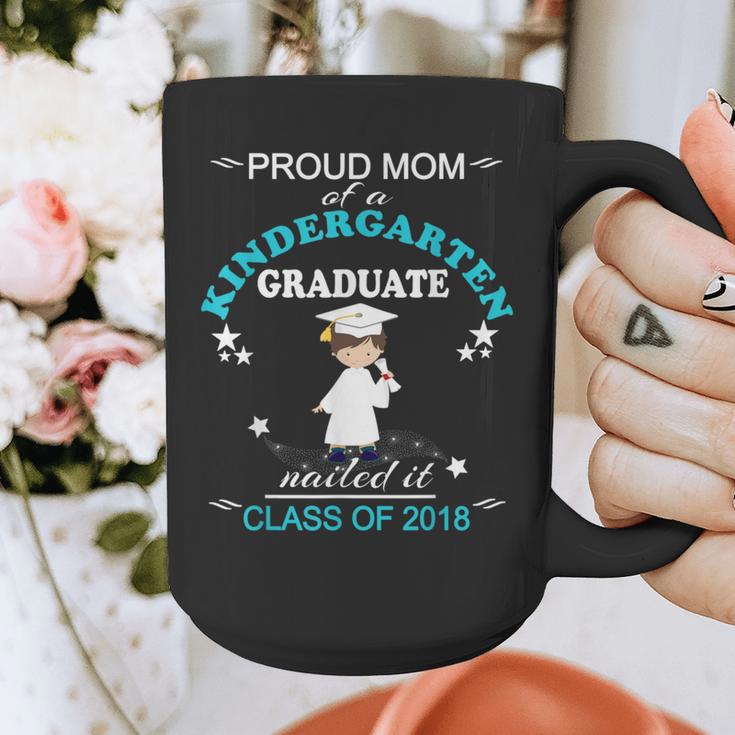 Kindergarten Graduation Shirts 2018-Proud Mom Tee Graphic Print Coffee Mug