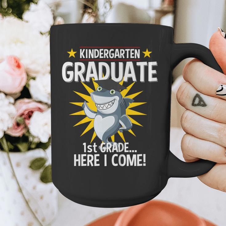 Kindergarten Graduation Shirts 2019 Shark Grad Toddler Graphic Print Coffee Mug