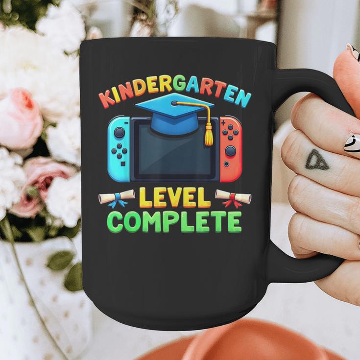 Kindergarten Level Complete Graduation Class 2025 Gamer Boys Graphic Print Coffee Mug