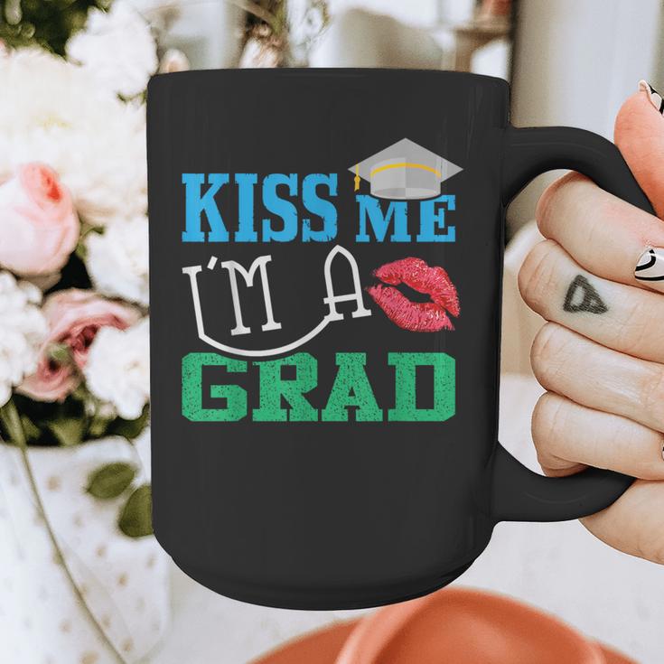 Kiss Me I'm A Grad 2018 Senior Graduation Graphic Print Coffee Mug