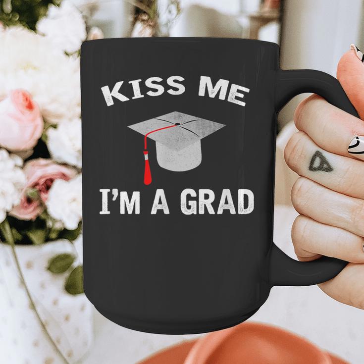 Kiss Me I'm A Grad Graduation T-Shirt Graphic Print Coffee Mug