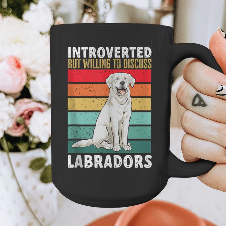 Labrador Retriever Introvert White Lab Graphic Print Coffee Mug Labrador Retriever Introvert White Lab Graphic Print Coffee Mug