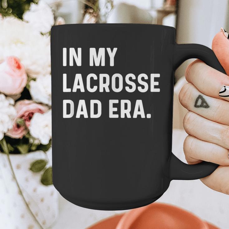 In My Lacrosse Dad Era Midfield Defense Goalie Sport Attack Graphic Print Coffee Mug