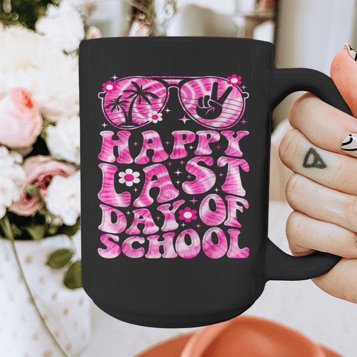 Last Day Of School Teacher Students School Graduation Groovy Graphic Print Coffee Mug