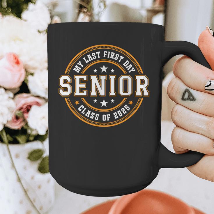 My Last First Day Senior 2025 Graduation Class Of 2025 Graphic Print Coffee Mug
