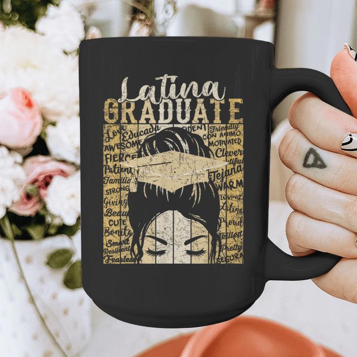 Latina Graduate Educated Powerful Class Of 2024 Graduation Graphic Print Coffee Mug