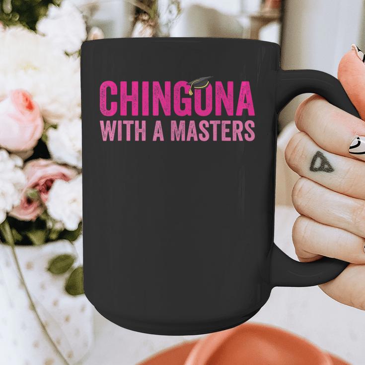 Latina Graduation Educated Latina Chingona With A Masters Graphic Print Coffee Mug