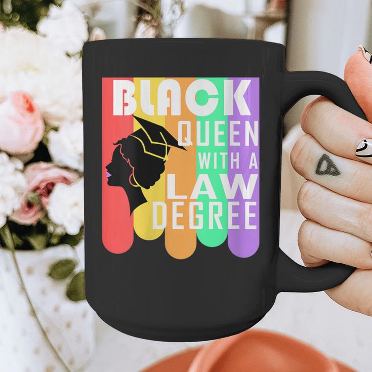 Law School Graduation Queen New Lawyer Attorney Grad Graphic Print Coffee Mug