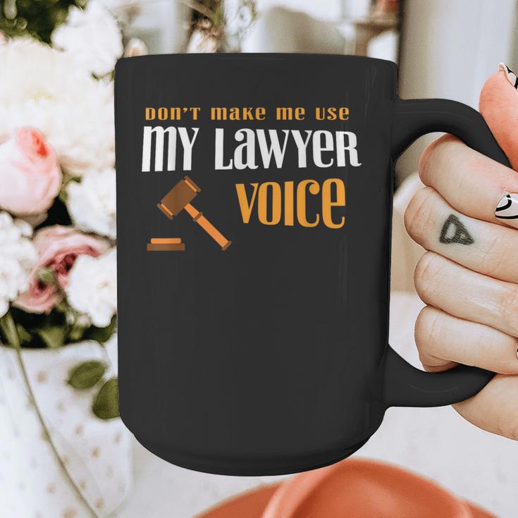 Lawyer Voice Attorney Law School Student Graduation Graphic Print Coffee Mug
