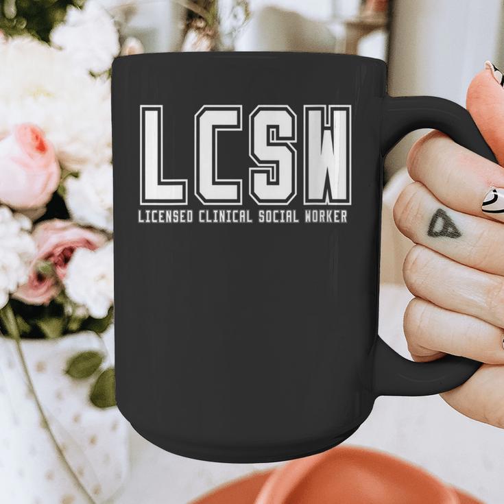 LCSW Licensed Clinical Social Worker Graduation Graphic Print Coffee Mug