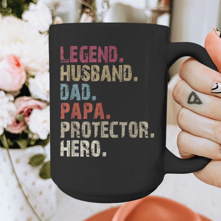 Legend Husband Dad Papa Protector Hero For Dad Graphic Print Coffee Mug