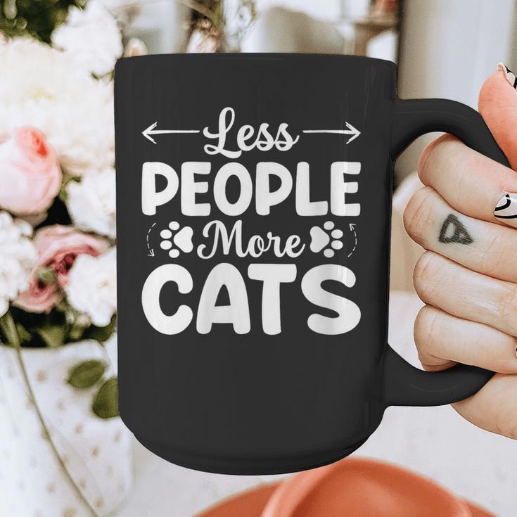 Less People More Cats Introvert's Dream Tee Graphic Print Coffee Mug Less People More Cats Introvert's Dream Tee Graphic Print Coffee Mug