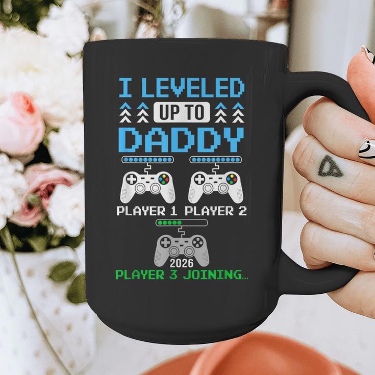 Leveled Up To Daddy Again Gamer Dad Est 2026 Graphic Print Coffee Mug