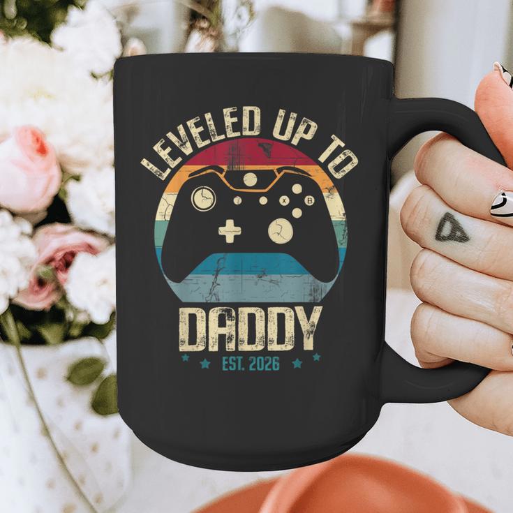 I Leveled Up To Daddy Est 2026 Dad Level Unlocked New Dad Graphic Print Coffee Mug I Leveled Up To Daddy Est 2026 Dad Level Unlocked New Dad Graphic Print Coffee Mug