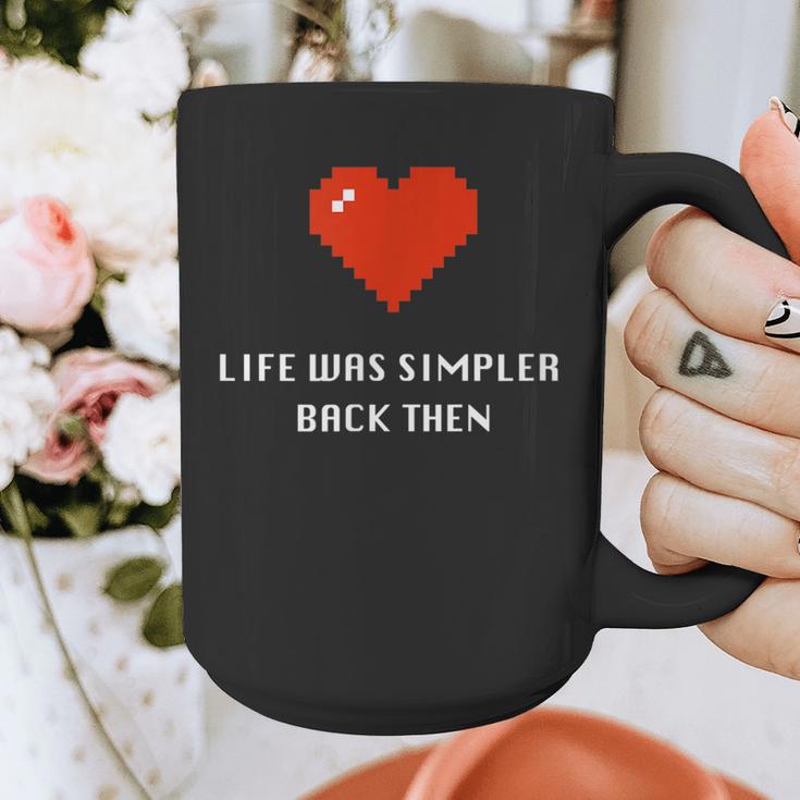 Life Was Simpler Back Then Nostalgia Retro Game Graphic Print Coffee Mug Life Was Simpler Back Then Nostalgia Retro Game Graphic Print Coffee Mug