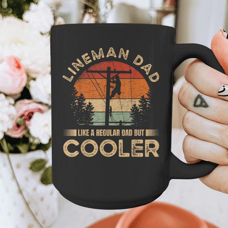 Lineman Dad Like A Regular Dad But Cooler Lineman Graphic Print Coffee Mug