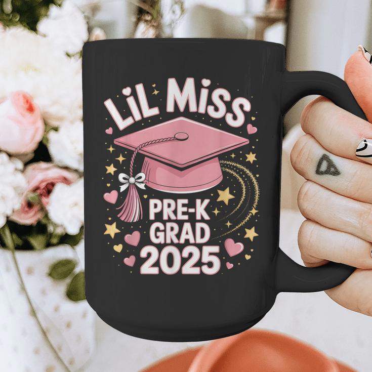 Little Miss Pre-K Grad 2025 Preschool Graduation Girls Kids Graphic Print Coffee Mug