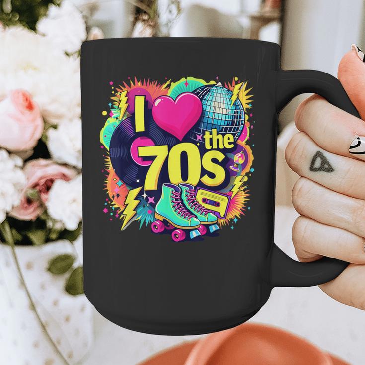 I Love The 70s Retro Cassette Roller Vinyl Nostalgia Vibes Graphic Print Coffee Mug I Love The 70s Retro Cassette Roller Vinyl Nostalgia Vibes Graphic Print Coffee Mug