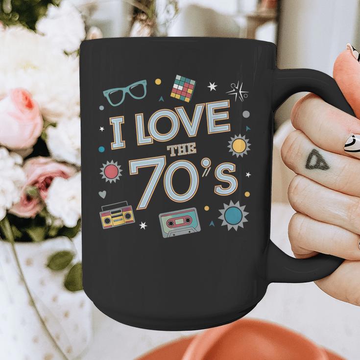 I Love The 70's Retro Nostalgia Graphic Print Coffee Mug