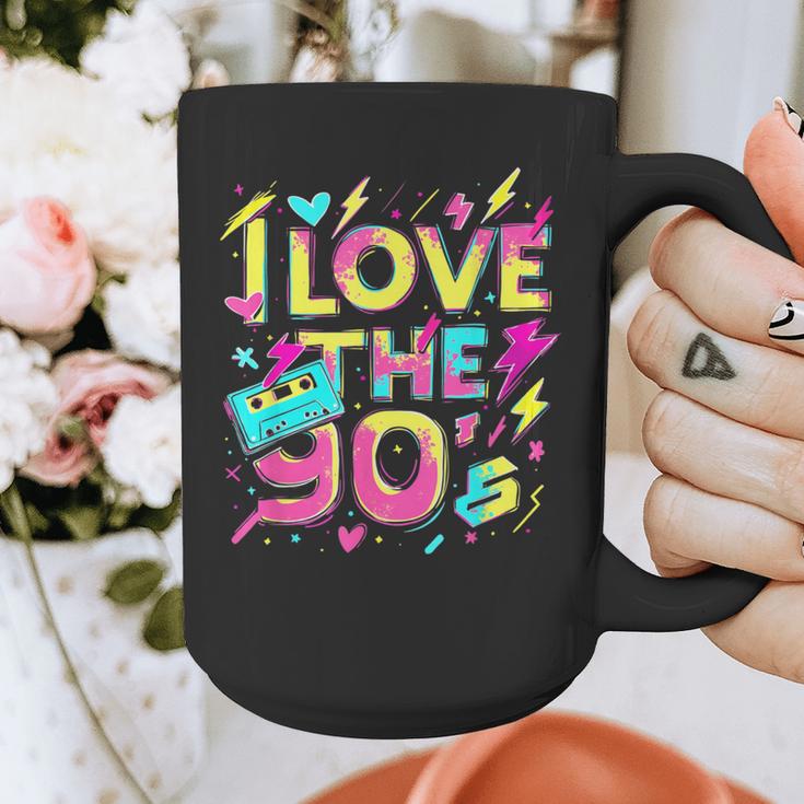 I Love The 90'S 90s Retro Nostalgia Graphic Print Coffee Mug I Love The 90'S 90s Retro Nostalgia Graphic Print Coffee Mug