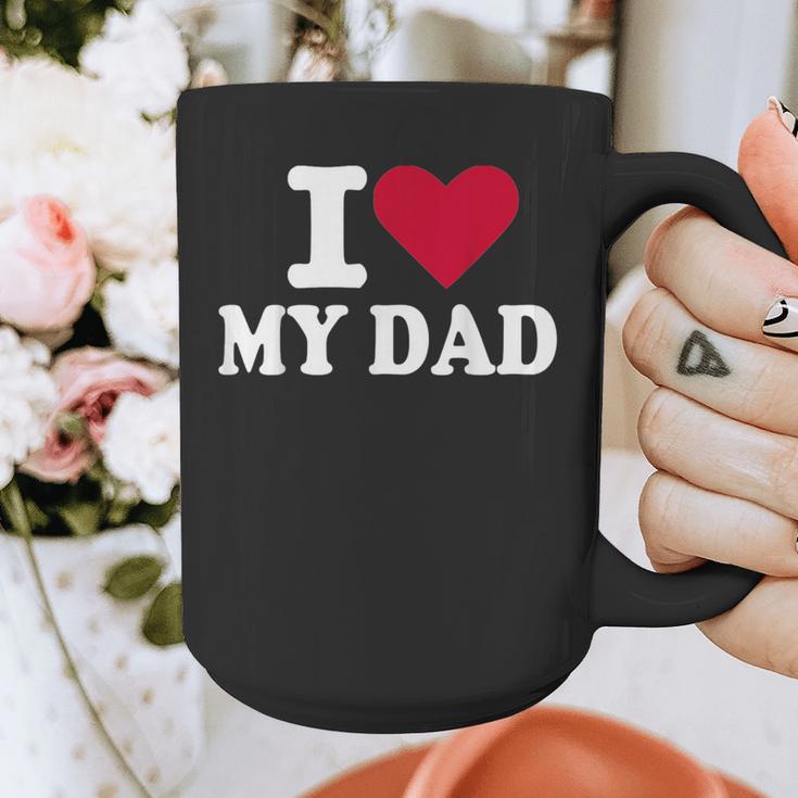 I Love My Dad Graphic Print Coffee Mug
