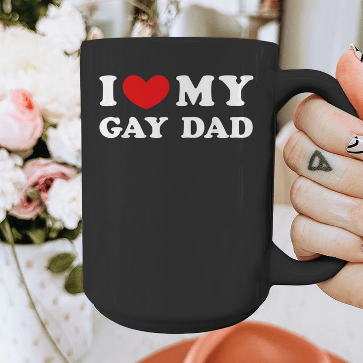 I Love My Gay Dad I Heart My Gay Dad Graphic Print Coffee Mug