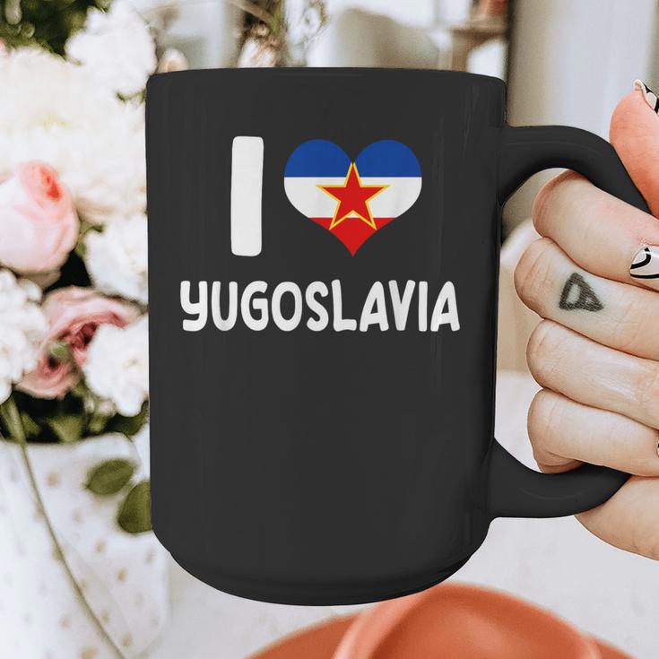 I Love Yugoslavia Proud Yugoslav Nostalgia Saying Graphic Print Coffee Mug