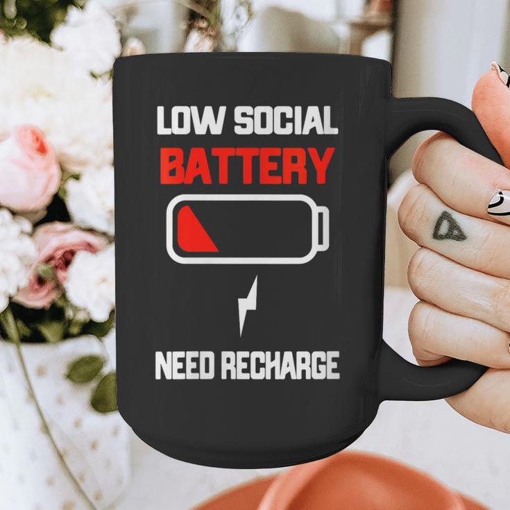 Low Social Battery Need Recharge Introvert Self-Care Graphic Print Coffee Mug Low Social Battery Need Recharge Introvert Self-Care Graphic Print Coffee Mug