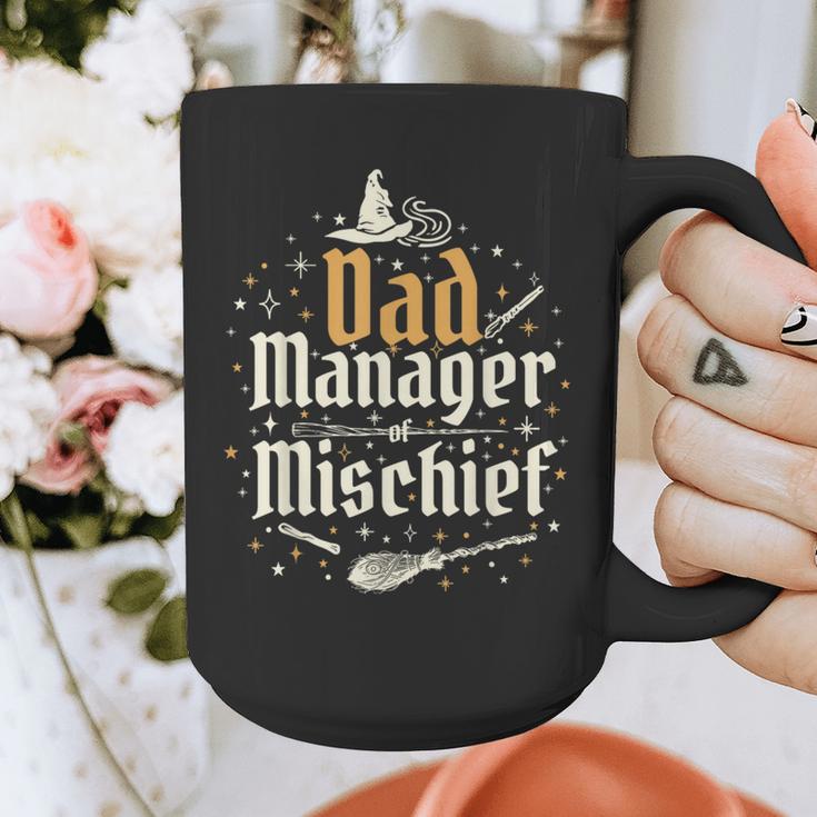 Magical Dad Manager Of Mischief Birthday Boys Girls Graphic Print Coffee Mug