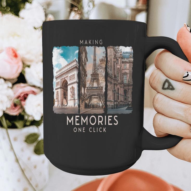 Making Memories In Paris Photo Nostalgia Travel Humor Graphic Print Coffee Mug Making Memories In Paris Photo Nostalgia Travel Humor Graphic Print Coffee Mug