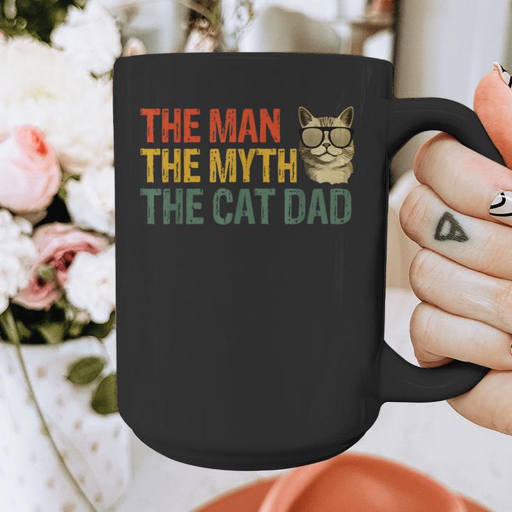 The Man The Myth The Cat Dad Cat Daddy Vintage Graphic Print Coffee Mug The Man The Myth The Cat Dad Cat Daddy Vintage Graphic Print Coffee Mug