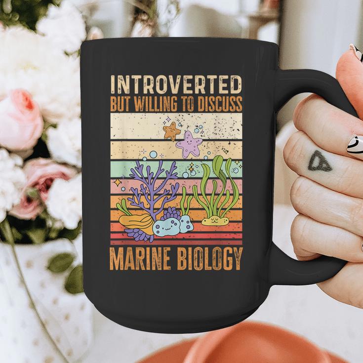 Marine Biology Ocean Introvert Marine Biologist Graphic Print Coffee Mug