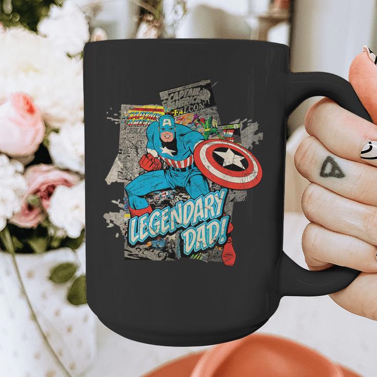 Marvel Captain America Legendary Dad Father's Day Graphic Print Coffee Mug Marvel Captain America Legendary Dad Father's Day Graphic Print Coffee Mug