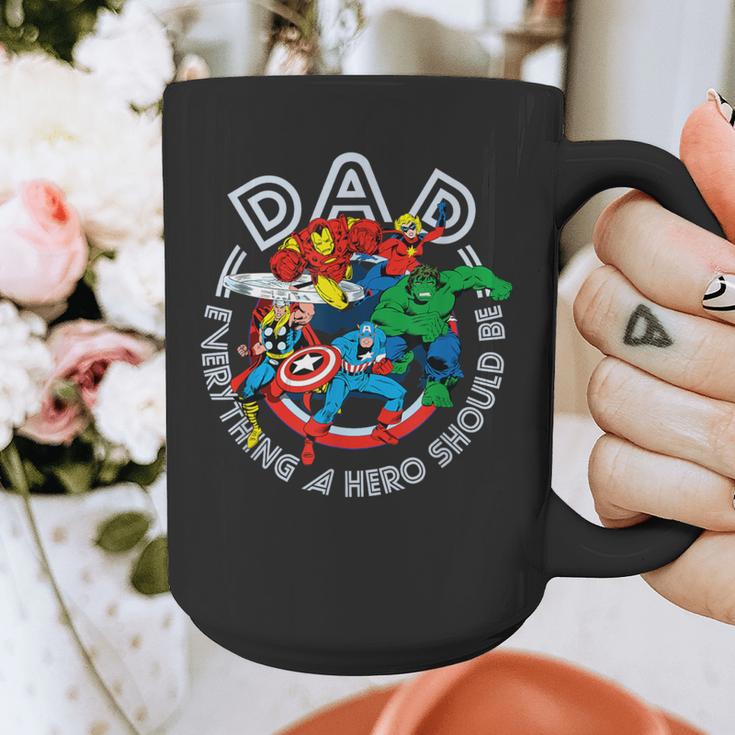 Marvel Comics Retro Classic Father's Day Avengers Hero Dad Graphic Print Coffee Mug