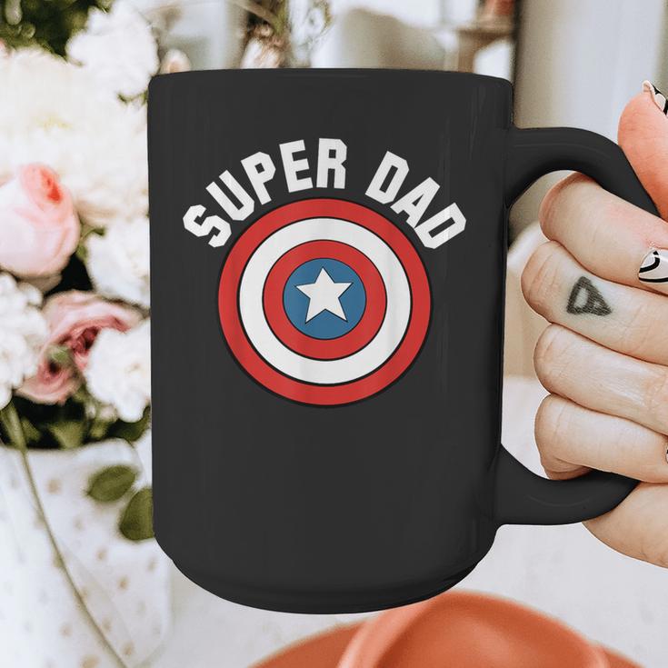 Marvel Father's Day Super Dad Captain America Shield Graphic Print Coffee Mug Marvel Father's Day Super Dad Captain America Shield Graphic Print Coffee Mug