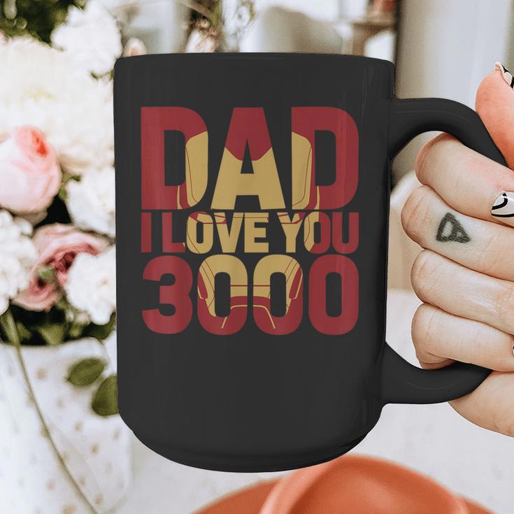 Marvel Iron Man Dad I Love You 3000 Text Fill Father's Day Small Graphic Print Coffee Mug
