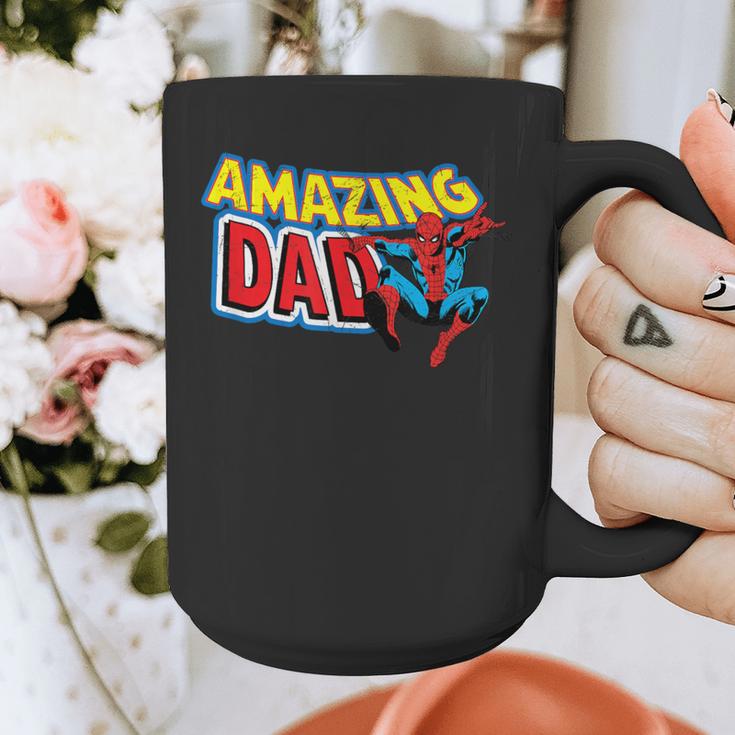Marvel Spider-Man Amazing Dad Comic Book Father's Day Graphic Print Coffee Mug